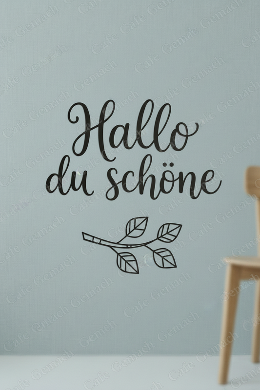 "Hallo du Schöne" - digitale Grußkarte