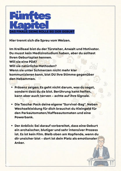 "Keine Angst, du wirst nur Vater" | digitaler Ratgeber für werdende Väter
