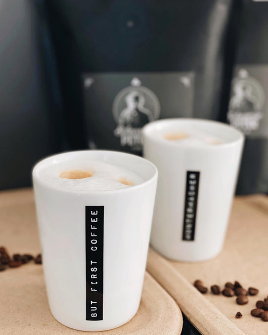 Becher Porzellan | But first coffee