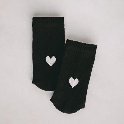 Socken | Herz schwarz